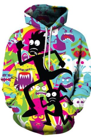 3D Hoodies Rick And Morty