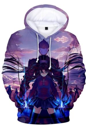 3D Print Fate Stay Night Hoodies Sweatshirts Pullover