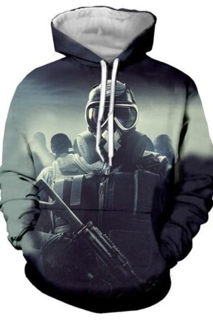 3D Print Rainbow Six Siege Men Sweatshirts Hip Hop Hoodie