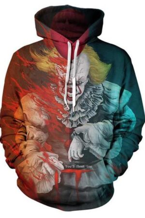 3D Printed Hoodies Sweatshirt - Suicide Squad Joker Hooded Pullover