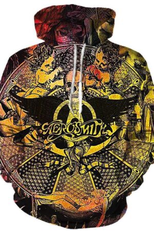 Aerosmith Hoodies - Pulliver Black Hoodie
