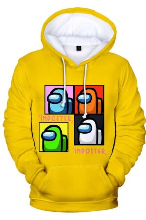 Among Us Hoodies - 3D Printed Pullover