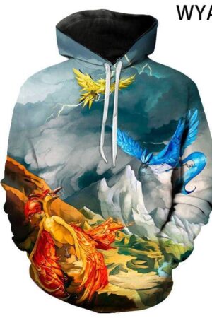 Anime Pokemon Pullover - 3D Printed Sweatshirt Hoodie
