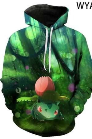 Anime Pokemon Pullover - 3D Printed Sweatshirt Hoodie