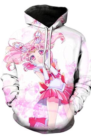 Anime Sailor Moon Hoodie - Sailor Chibi Moon 3D Print Pullover Hoodie