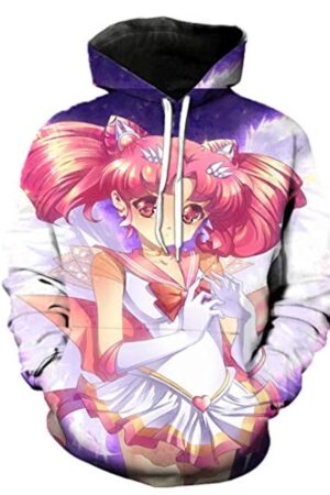 Anime Sailor Moon Hoodie - Sailor Chibi Moon 3D Print Pullover Hoodie