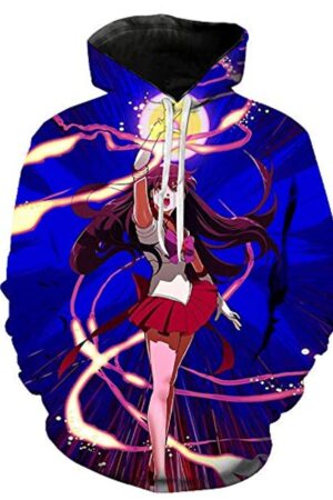 Anime Sailor Moon Hoodie - Sailor Mars 3D Print Pullover Hoodie
