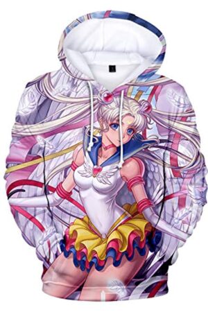 Anime Sailor Moon Hoodie - Sailor Moon 3D Print Pullover Hoodie