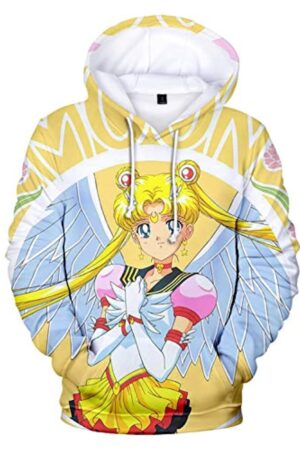Anime Sailor Moon Hoodie - Sailor Moon 3D Print Pullover Hoodie