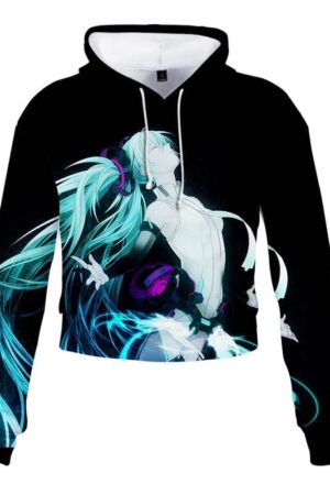 Anime Vocaloid Hatsune Miku Hoodie Sweatshirts Long Sleeve Pullover
