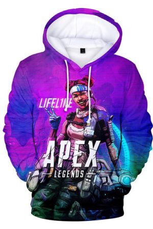 Apex Legends Hoodies - Apex Legends Series Lifeline Character 3D Hoodie