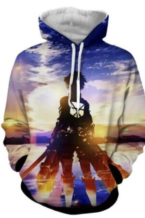 Attack on Titan 3D Printed Hoodies - Casual Pullover