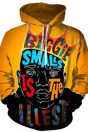 Biggie Hoodies - Pullover Yellow Hoodie