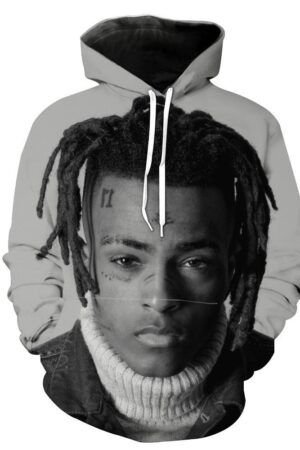 Black and White XXXTentacion Hoodie - XXXTentacion Clothes