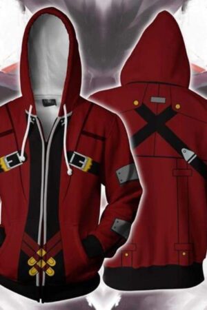 Blazblue Hoodies - Ragna the Bloodedge Zip Up Hoodie