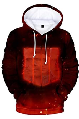 Call of Duty Hoodies - Black Ops 4 Logo Long Sleeve Call of Duty Hooded Drawstring Sweaters