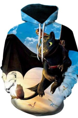 Cartoon How to Train Your Dragon 3D Print Hoody Sweatshirt Hoodies