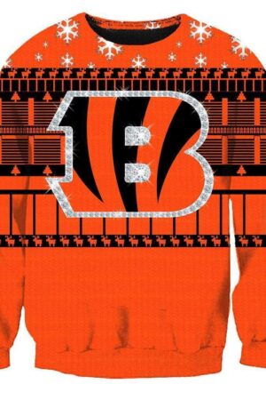Christmas Cincinnati Bengals Sweatshirts - Orange Sweatshirt