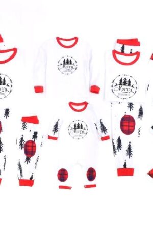 Christmas Family Pajama - Sweatshirt Puppy White Pajama