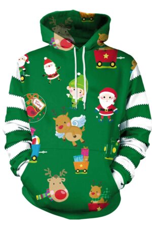 Christmas Hoodies - Cartoon Anime Character 3D Print Hoodie