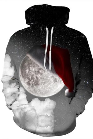 Christmas Hoodies - Christmas Galaxy Icon Super Cool 3D Hoodie