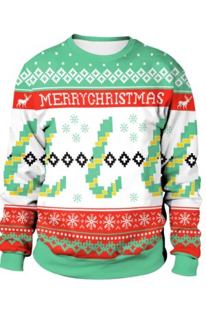 Christmas Sweaters - Christmas Festive Atmosphere 3D Crew Neck Sweatshirt