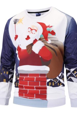 Christmas Sweatshirts - Super Cute Selfie Santa Icon 3D Sweatshirt