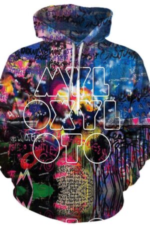 Coldplay Hoodies - Pullover Colorful Hoodie