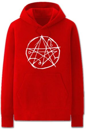 Cthulhu Mythos Hoodies - Solid Color Book of The Dead Seal Magic Fleece Hoodie