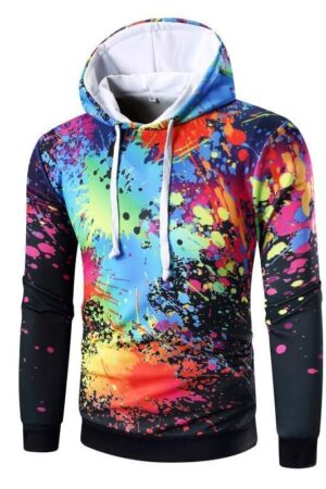 Dark Paint Splash Urban Hoodie