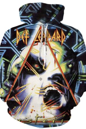 Def Leppard Hoodies - Pullover Black Hoodie