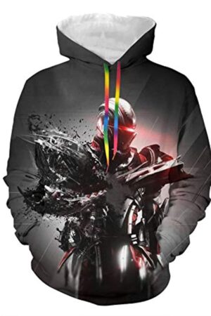 Destiny 2 Hoodies - Destiny 2 Forsaken 3D Print Pullover Drawstring Hoodie