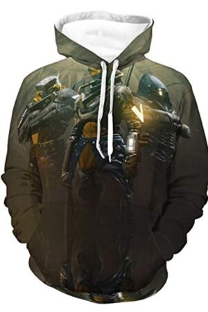 Destiny 2 Hoodies - Destiny 2 Forsaken Titan Hunter Warlock 3D Print Pullover Drawstring Hoodie