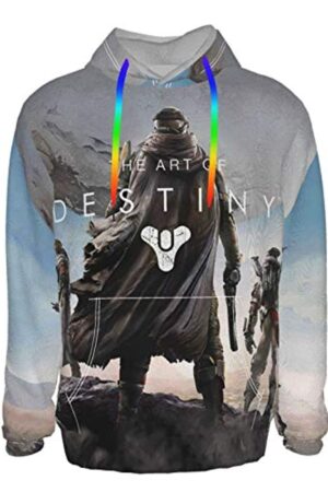 Destiny 2 Hoodies - The art of Destiny 3D Print Pullover Drawstring Hoodie