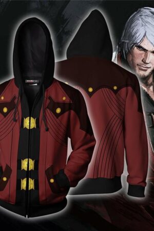 Devil May Cry Hoodie—— Red Dante Alighieri Zip Up Hoodies