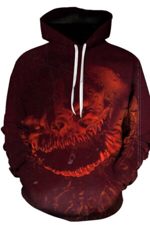 Devil Print Halloween 3D Hoodie