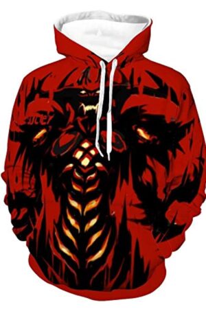 Diablo Hoodies - Diablo 3 Book of Cain 3D Print Casual Pullover Hooded Sweatshirt