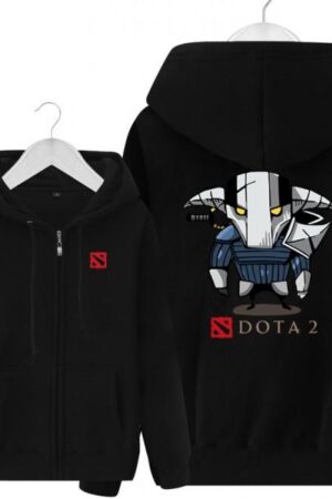 DOTA 2 Hero Sven Hoodies - Zip Up Black Hoodie
