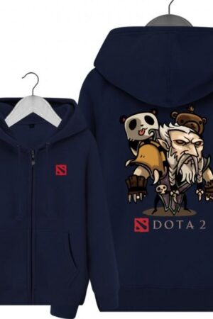 DOTA 2 Lone Druid Hoodies - Zip Up Blue Hoodie