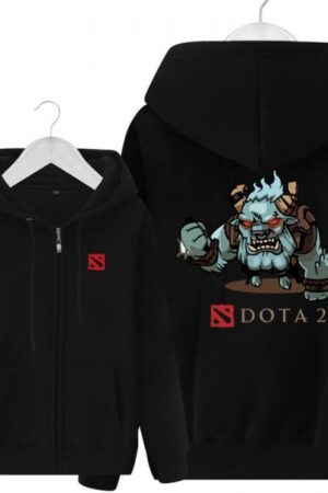 DOTA 2 Spirit Breaker  Hoodies - Zip Up Black Hoodie