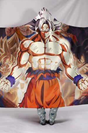 Dragon Ball Goku Hooded Blanket - Outbreak Power Blanket