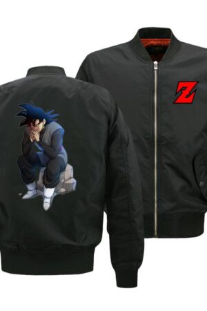 Dragon Ball Jackets - Solid Color Dragon Ball Anime Series Bad Goku Icon Super Cool Fleece Jacket
