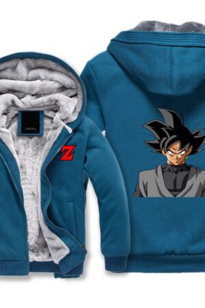 Dragon Ball Jackets - Solid Color Dragon Ball Series Cartoon Bad Goku Icon Super Cool Fleece Jacket