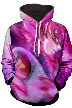 Dragon Ball Pink Goku 3D Hoodie