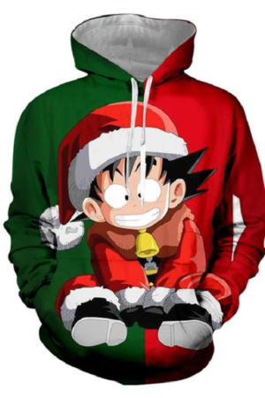 Dragon Ball Z Goku Christmas Pullover Hoodie