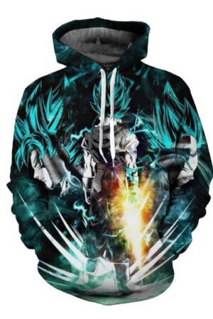 Dragon Ball Z Green 3D Hoodie