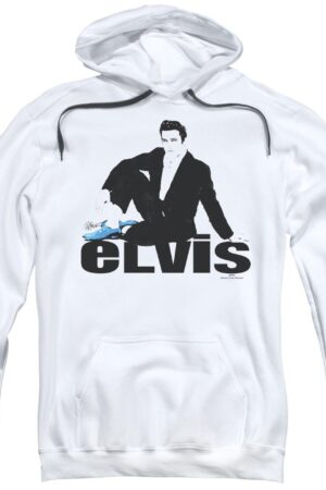 Elvis Presley Hoodies: BLUE SUEDE Pull-Over Hoodie