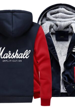 Eminem Jackets - Solid Color Eminem Marshall Super Cool Fleece Jacket