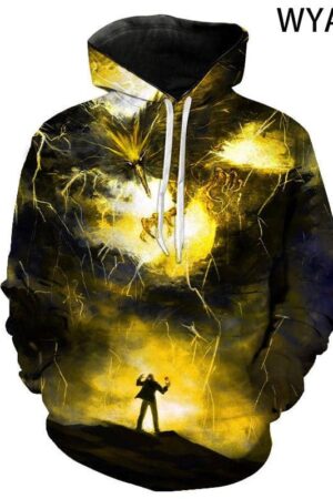 Fashion Casual Pokemon Hoodies - 3D Printed Sweatshirts Pullover