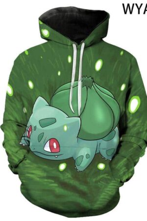 Fashion Casual Pokemon Hoodies - 3D Printed Sweatshirts Pullover